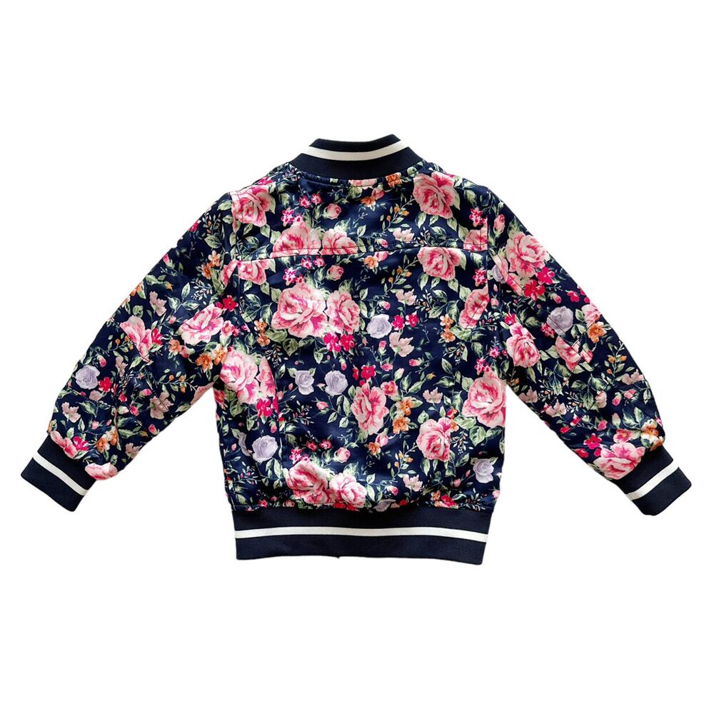 Beau Hudson Floral Bomber Jacket Size 3 - Picture 3 of 5